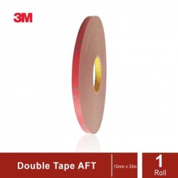 3M AFT Acrylic Foam Tape 5666 tebal (1.1 mm) size (12mm x 33m) - Jual Double Tape Mobil Terbaik Paling Kuat dg Harga Murah