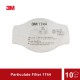 3M Particulate Filter 1744 Taishan - Filter Masker - 10 each/bag