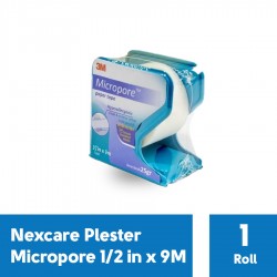 Plester Micropore 1/2 in x 9M Nexcare