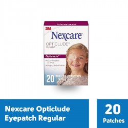 Nexcare Opticlude Orthoptic Eye Patch Regular - Digunakan untuk menutupi mata yang sakit, merah, atau iritasi