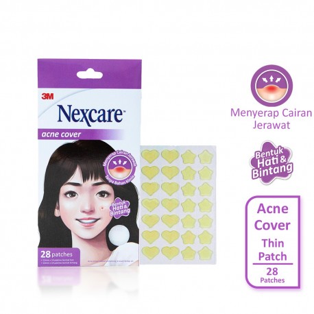 Acne Patch / Plester Jerawat Fun Pack isi 1 Nexcare