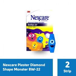 Plester Luka Waterproof Diamond Shape Monster Bandage Nexcare BW-22