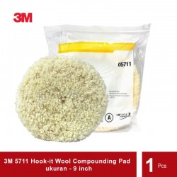 3M 5711 Hook-it Wool Compounding Pad 9 in