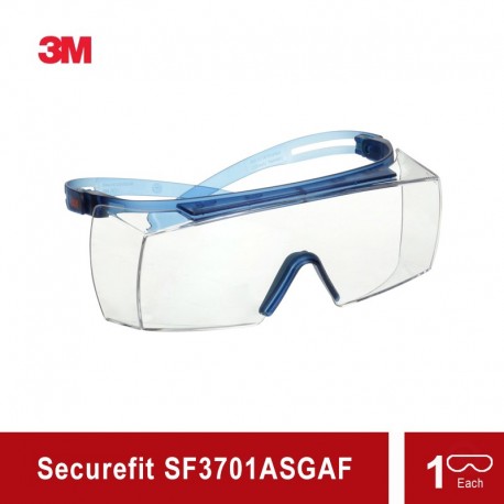 3M SF3701ASGAF Securefit Alternate Fit Scotchgard Anti-Fog Coating