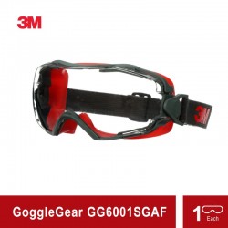 3M GG6001SGAF GoggleGear Scotchgard Anti-Fog Coating Clear Lens