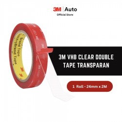 3M VHB Clear Double Tape Transparan Perekat Dua Sisi Bening Waterproof - 24mm x 2M