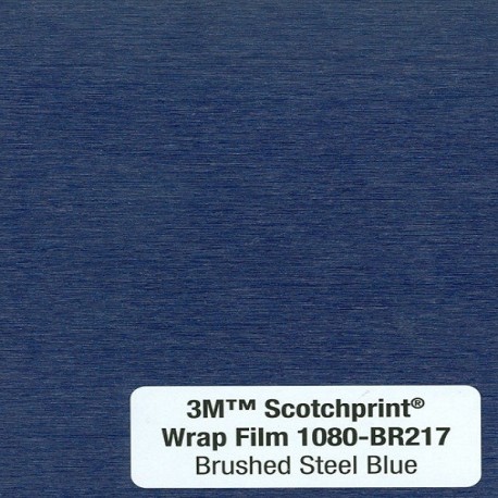 3M Car Wrap Film 1080 – BR217 Brushed Steel Blue