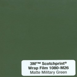 3M Car Wrap Film 1080 – M26 Matte Military Green