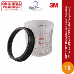 3M™ PPS™ Mixing Cup and Collar, Standard, 20 ounce (600 mL), 16001 (non stock item) (Alat Pengecatan)