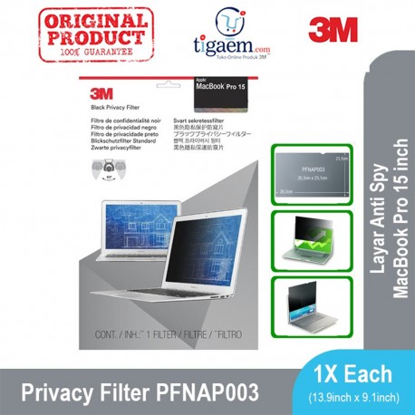 3M(TM) Privacy Filter for Widescreen Desktop LCD Monitors, 23 Inch, (PF23.0W9) - Harga Murah Merk Terbaik 3M