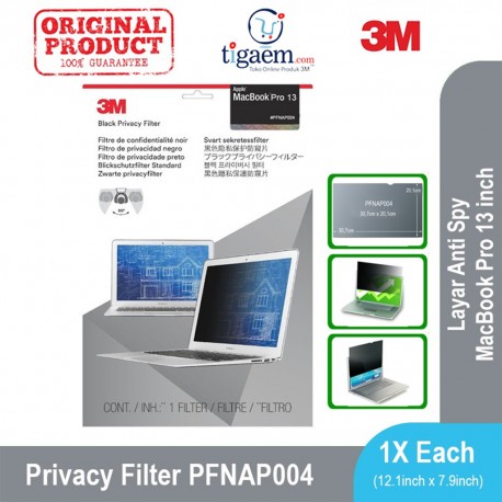 3M(TM) Privacy Filter for Widescreen Desktop LCD Monitors, 23 Inch, (PF23.0W9) - Harga Murah Merk Terbaik 3M