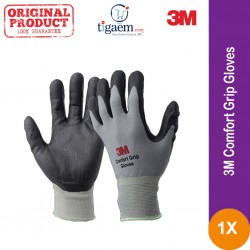 3M Comfort Grip Gloves - Sarung Tangan Safety Bahan Kain Katun Cotton Rajut Jual Harga Murah